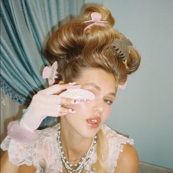 NEW LIMITED EDITION Juicy Couture Lux Hair Clips Set of 7 Y2K - Picture 8 of 10